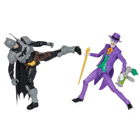 Figura spin master batman adventures - batman vs the joker  6067958