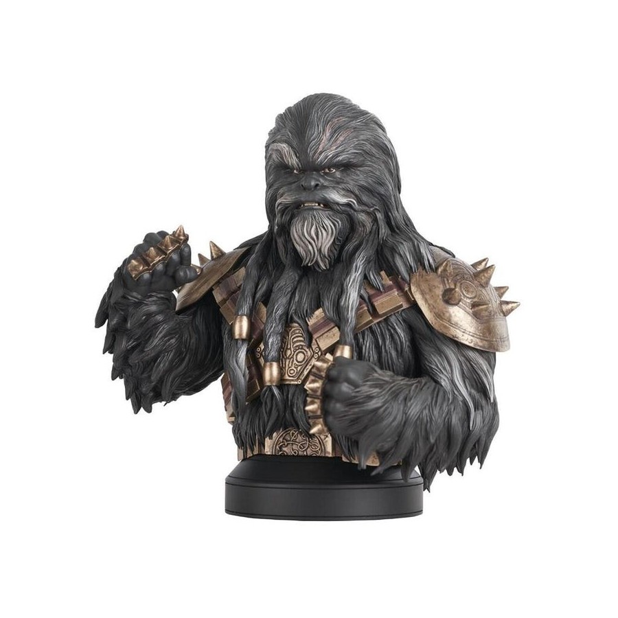 Figura busto diamond collection star wars the book of boba fett krrsantan mini busto resina