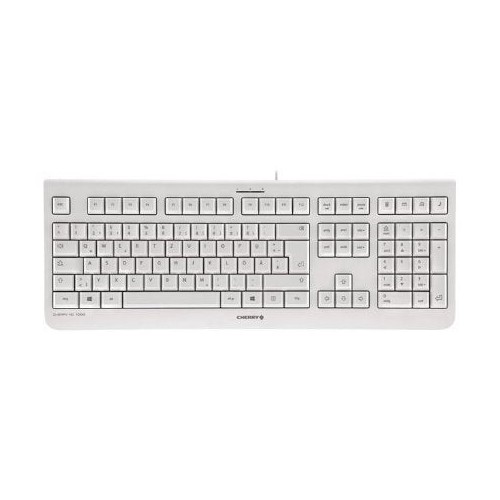 Teclado español cherry kc1000 gris claro usb jk-0800es-0