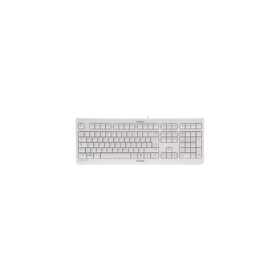 Teclado español cherry kc1000 gris claro usb jk-0800es-0