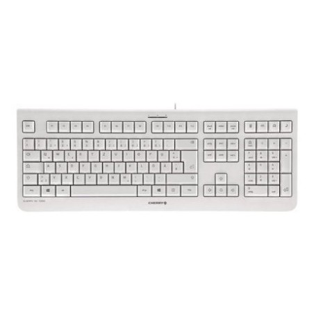 Teclado español cherry kc1000 gris claro usb jk-0800es-0