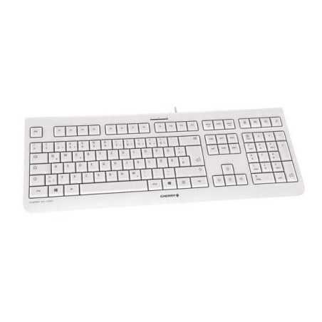 Teclado español cherry kc1000 gris claro usb jk-0800es-0