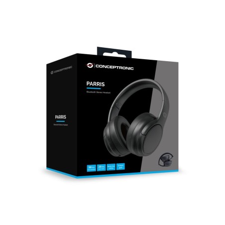 Auricular  con cable e inalambrico conceptronic 2conparris03b micrófono negro
