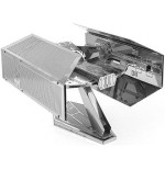 Maqueta 3d metal fascinations star wars darth vader tie advanced x1 starfighter montaje sin pegamento ni soldadura