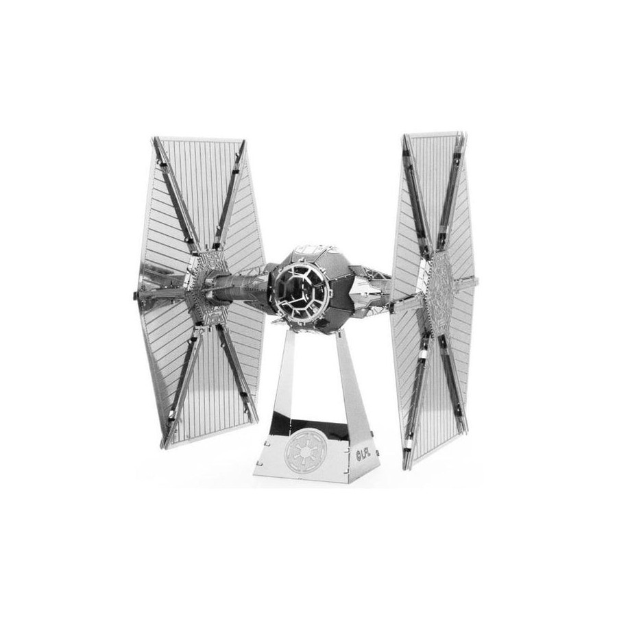 Maqueta 3d metal fascinations star wars imperial tie fighter montaje sin pegamento ni soldadura