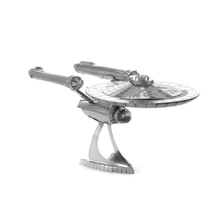 Maqueta 3d metal fascinations star trek uss enterprise ncc-1701 montaje sin pegamento ni soldadura