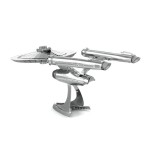 Maqueta 3d metal fascinations star trek uss enterprise ncc-1701 montaje sin pegamento ni soldadura