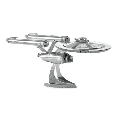 Maqueta 3d metal fascinations star trek uss enterprise ncc-1701 montaje sin pegamento ni soldadura