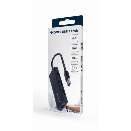 Hub usb 3.0  x4 puertos usb 3.0 gembird