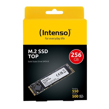 Disco ssd intenso m.2 2280 256gb r520/w500 mb/s