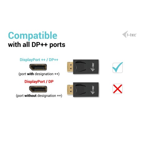I-tec passive displayport to hdmi adapter (max 4k/30hz)