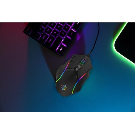 Inca gaming raton img-351 12800 dpi, rgb, usb