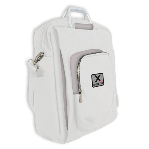 Approx  mochila de portatil 15.6approx diseño en color blanco/gris appnbst15wg