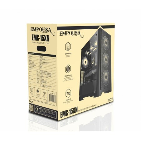 Caja pc inca emg-15xn midi tower negro