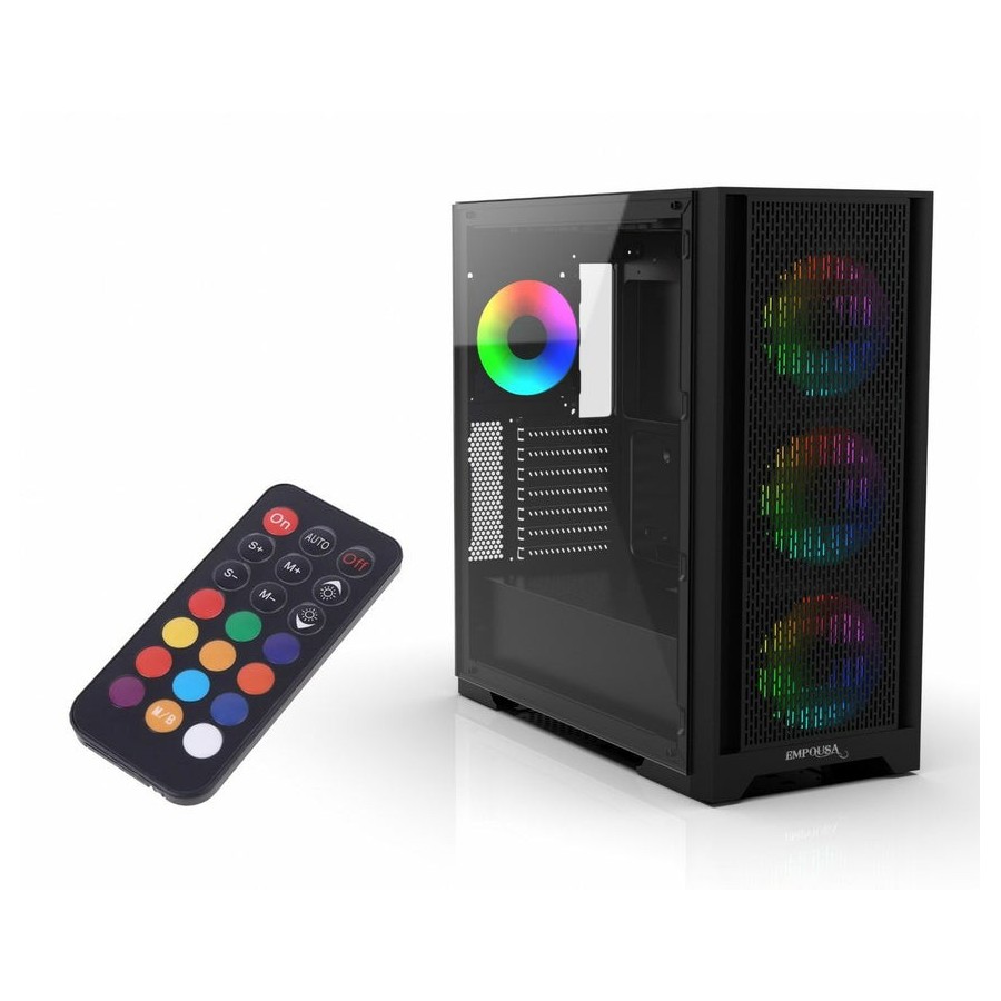 Caja pc inca emg-15xb midi tower negro