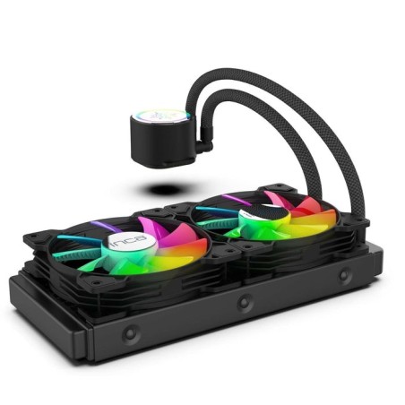 Inca iss-02xn  kit de refrigeración líquida 12 cm negro