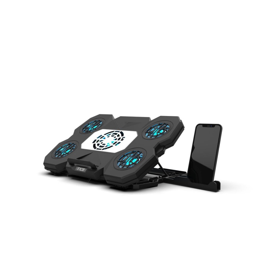 Inca notebook kühler inc-614gms gaming, 9-17", 5 ventilador