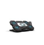 Inca notebook kühler inc-614gms gaming, 9-17", 5 ventilador