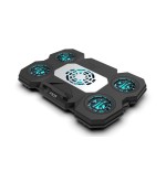 Inca notebook kühler inc-614gms gaming, 9-17", 5 ventilador