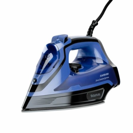 Taurus quios 3000 plancha vapor-seco suela de cerámica 3000 w negro, azul
