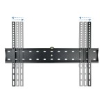 Tooq soporte fijo de pared para tv de 37"-70" - ultrafino - peso max 75kg - vesa 600x400mm - negro