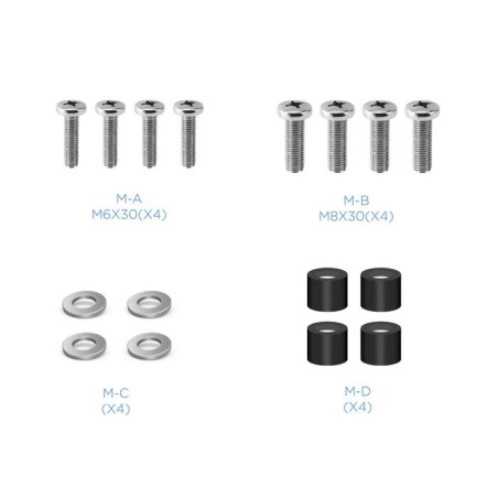 Tooq soporte fijo de pared para tv de 37"-70" - ultrafino - peso max 75kg - vesa 600x400mm - negro