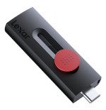 Lexar 256gb dual type-c and type-a usb 3.2 flash drive, up to 130mb/s read