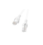 Lanberg cable de red cat.5e utp 0.25m blanco 10-pack