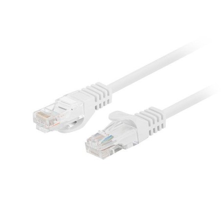 Lanberg cable de red cat.5e utp 1m blanco 10-pack