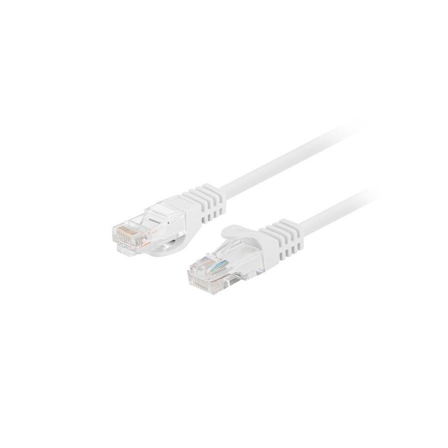 Lanberg cable de red cat.5e utp 3m blanco 10-pack