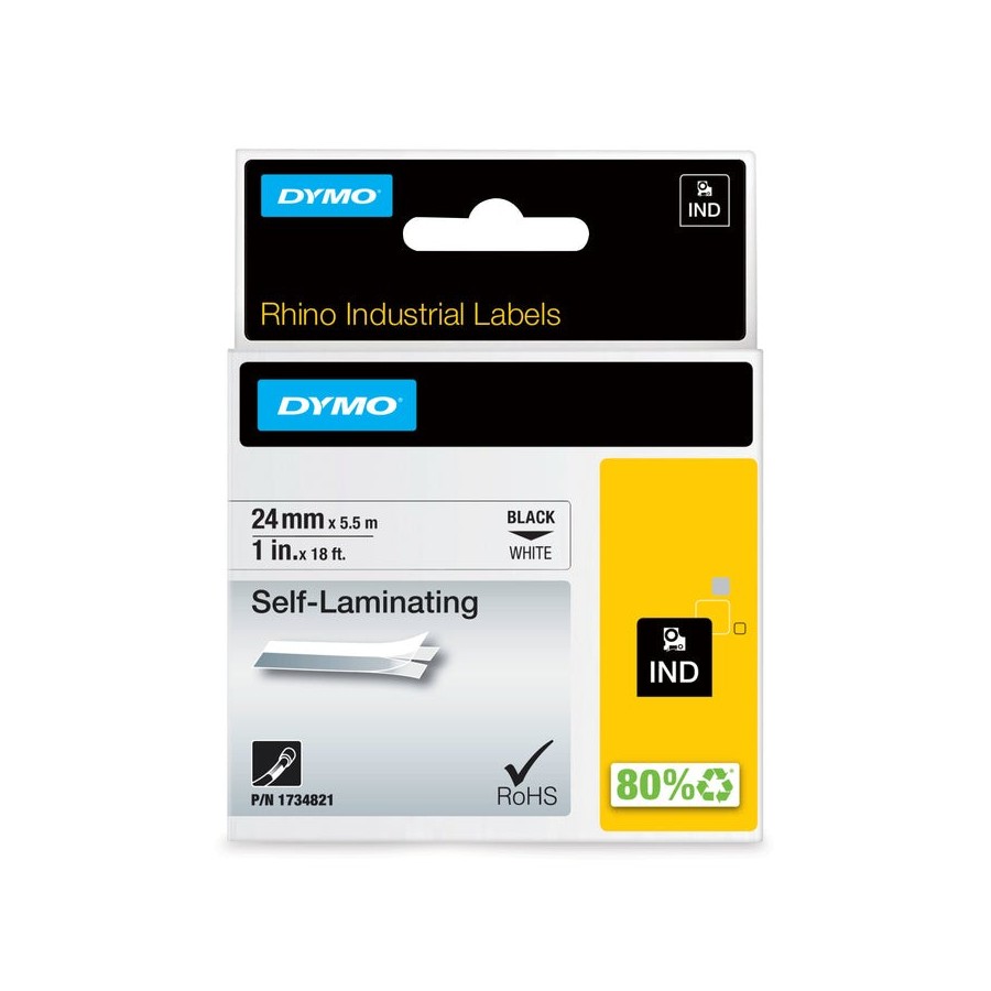Dymo rhino band vinyl 24mmx5.5m selbmlaminierend