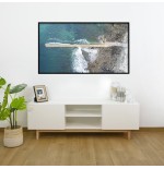 Tooq soporte fijo de pared para tv de 37"-70" - ultrafino - peso max 75kg - vesa 600x400mm - negro