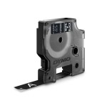 Dymo d1 cinta vinyl 12mmx3.0m blanco -negro
