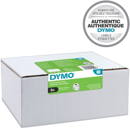 Dymo 2093094 etiquetas removibles multiusos 6 piezas 11354 (original)