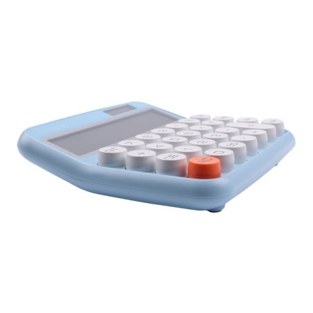 Calculadora  genie 612 b  escritorio básica azul