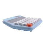 Calculadora  genie 612 b  escritorio básica azul