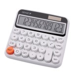 Calculadora  genie 612 w escritorio básica blanco