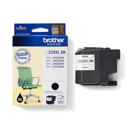 Tinta original brother lc229xlbkbp  negro