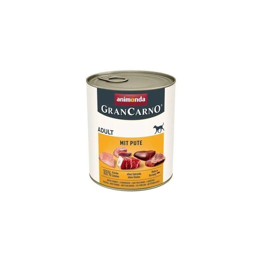 Comida húmeda para perros animonda grancarno adult with turkey   800g