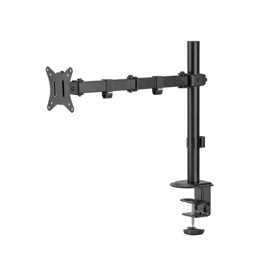 Maclean mc-753n soporte de escritorio para monitor lcd, 17-32", 9 kg, doble brazo vesa 75x75 y 100x100