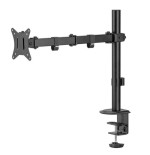 Maclean mc-753n soporte de escritorio para monitor lcd, 17-32", 9 kg, doble brazo vesa 75x75 y 100x100
