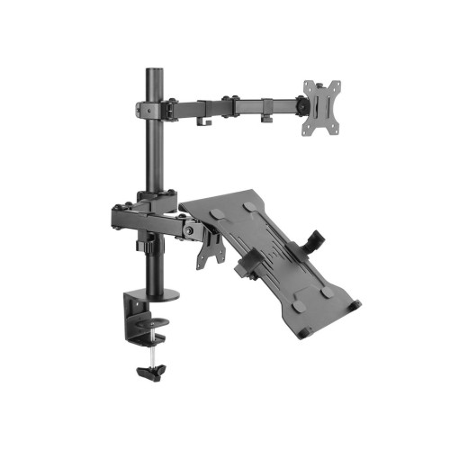 Equip soporte pantalla para mesa 13-32 doble brazo articulado soporta 2 monitores