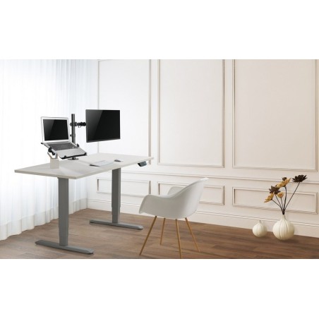 Equip soporte pantalla para mesa 13-32 doble brazo articulado soporta 2 monitores