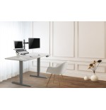 Equip soporte pantalla para mesa 13-32 doble brazo articulado soporta 2 monitores