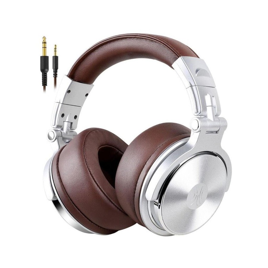 Auriculares  oneodio pro40 silver-brown