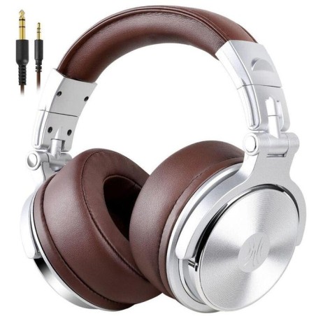 Auriculares  oneodio pro40 silver-brown