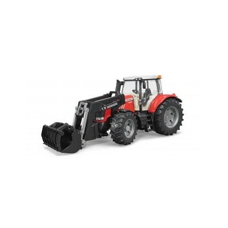Bruder massey ferguson con cargador frontal 03047