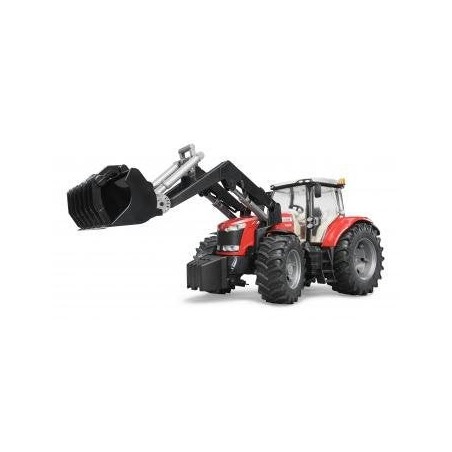 Bruder massey ferguson con cargador frontal 03047