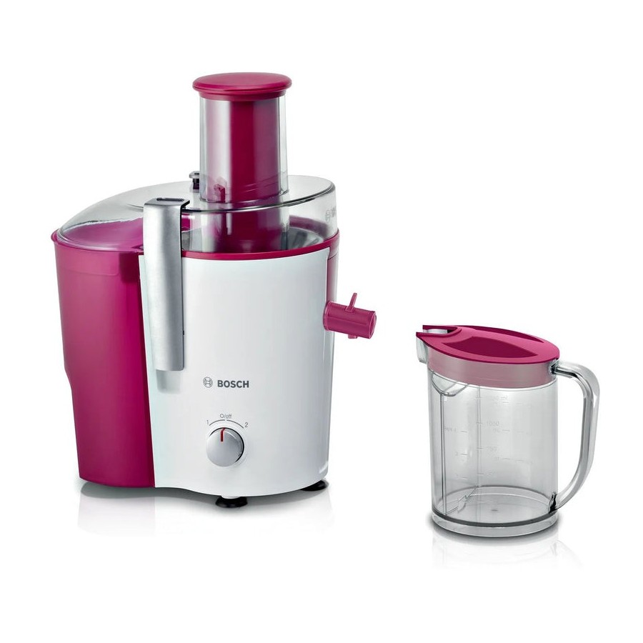 Licuadora bosch mes25c0 700w  boca de llenado xl  jarra 1.25l con separador pulpa y contenedor de 2