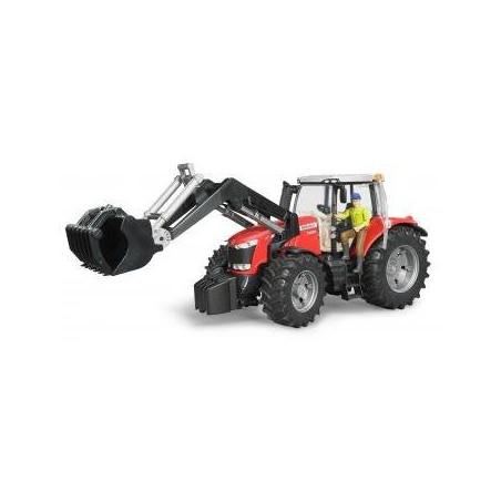 Bruder massey ferguson con cargador frontal 03047